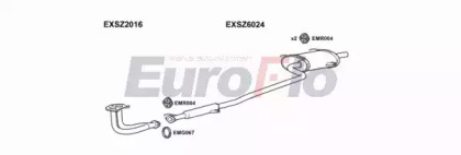 Система выпуска ОГ EuroFlo SZSWI16 2001